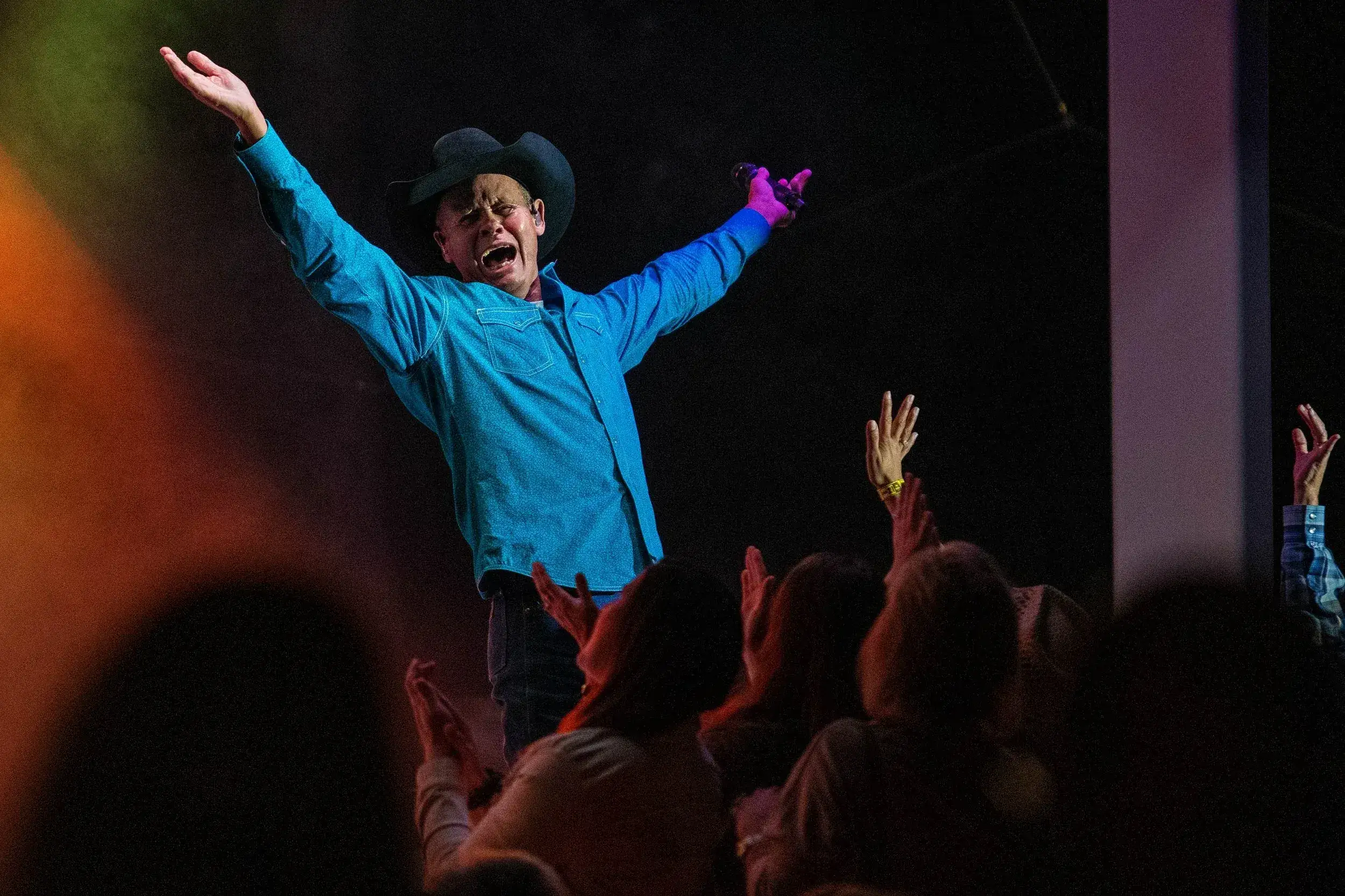 Neal Mccoy performing at Haute Spot, Cedar Park